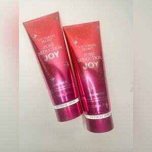 Victoria’s Secret Pure Seduction Joy Shimmer Lotion 8 oz Set of 2
